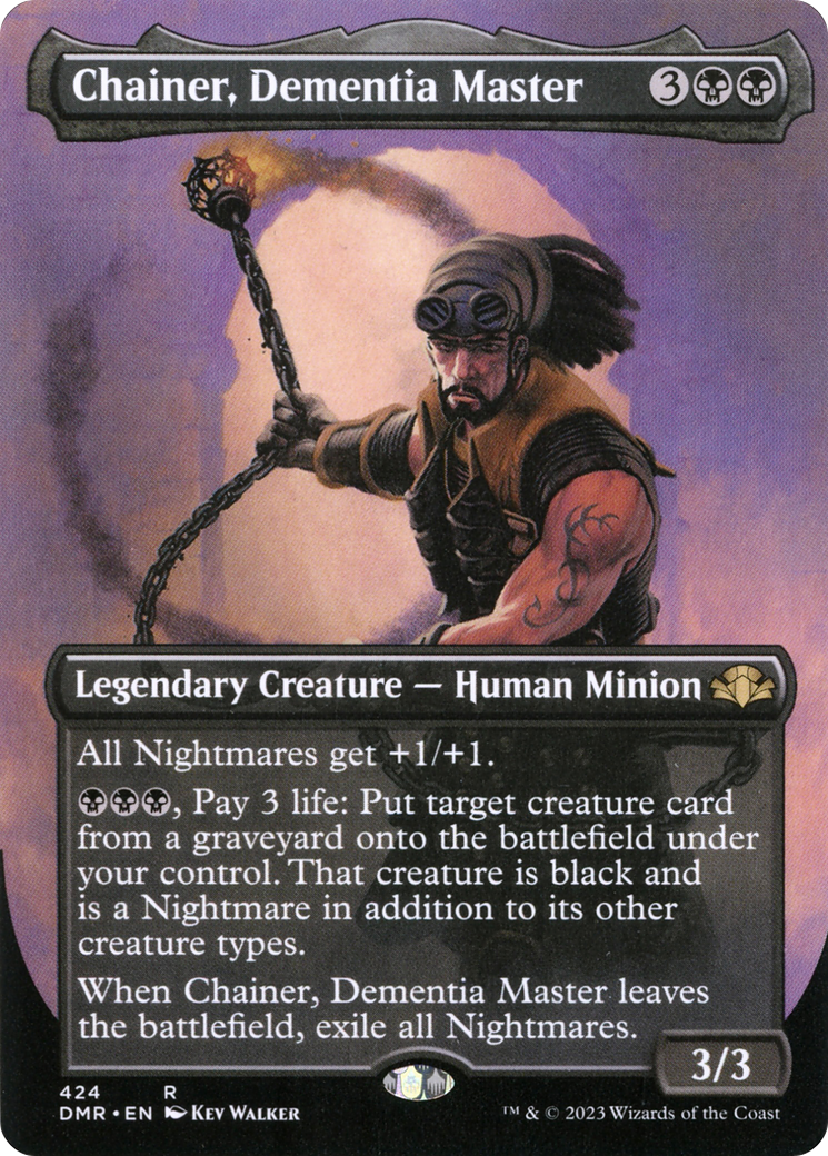 Chainer, Dementia Master (424) - BORDERLESS - FULL ART - LP - front
