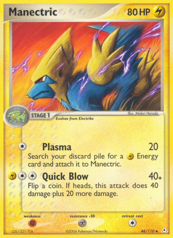 Manectric - 46/110 - LP - front
