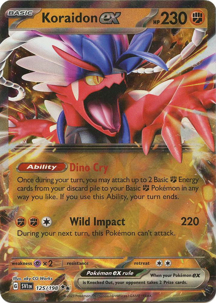 Koraidon ex - 125/198 (Holofoil) - NM - front