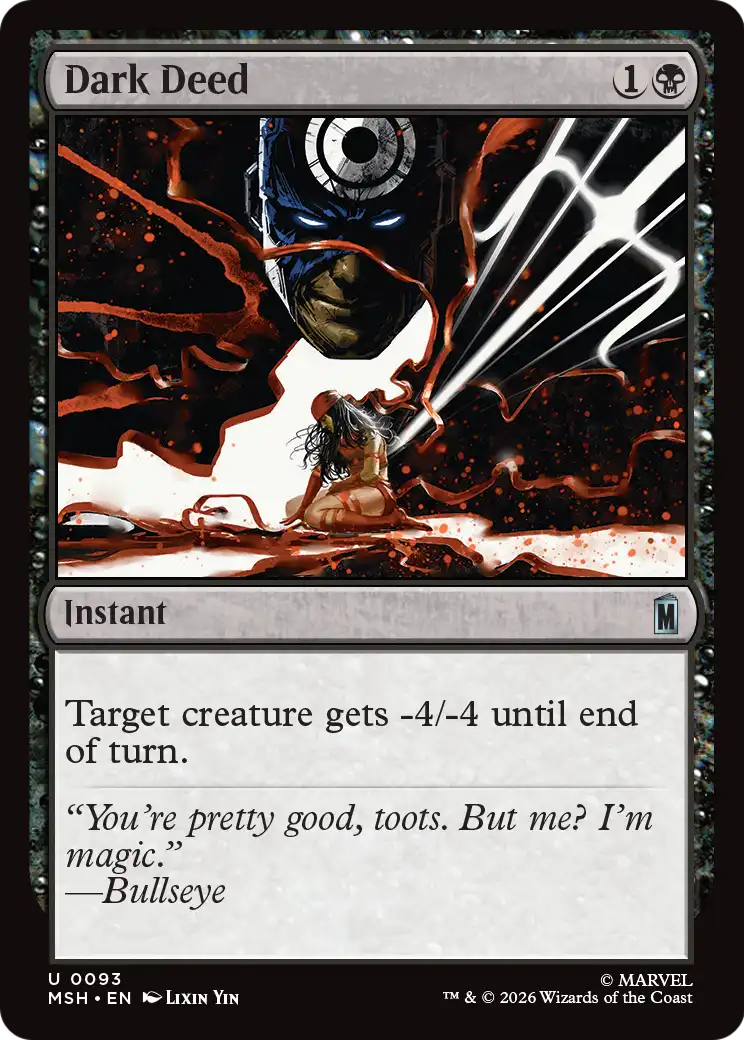 Dark Deed (93) - NM - front