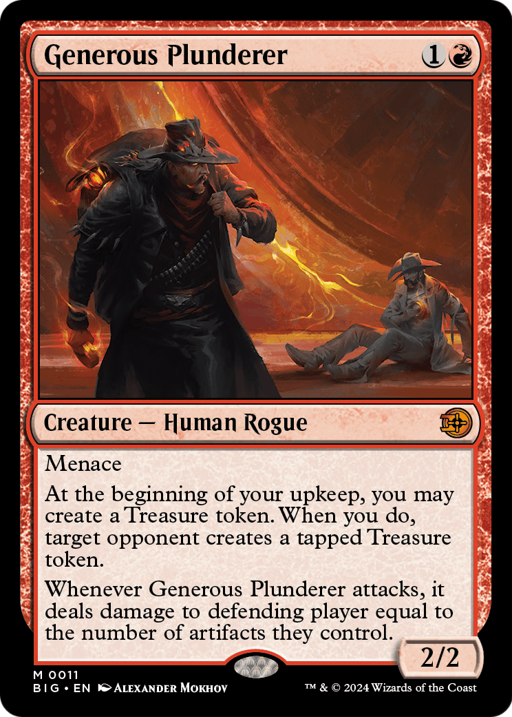 Generous Plunderer (11) - NM - front