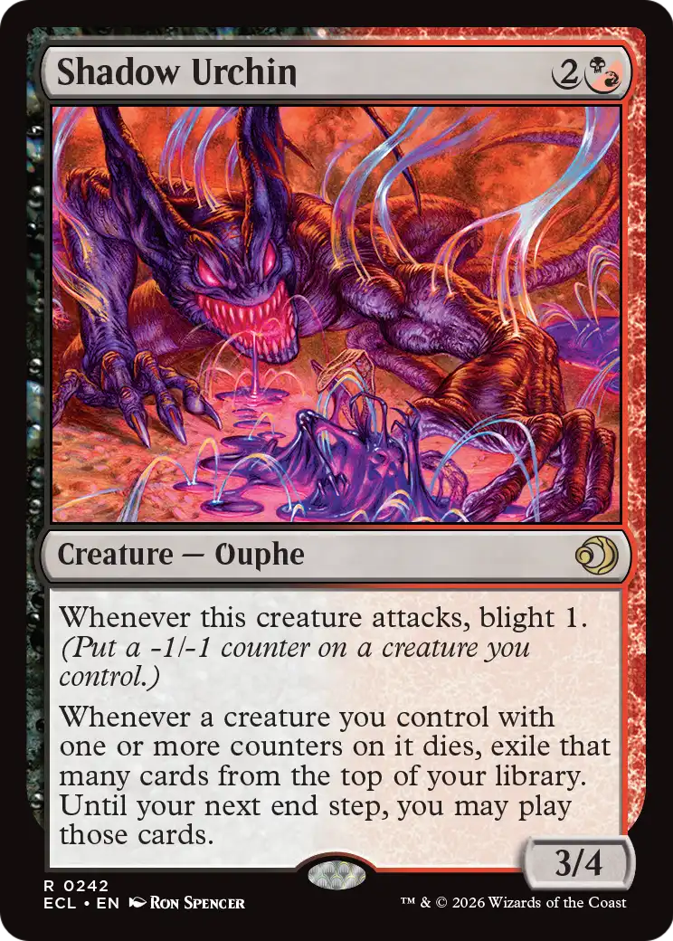 Shadow Urchin (242) (Foil) - NM - front