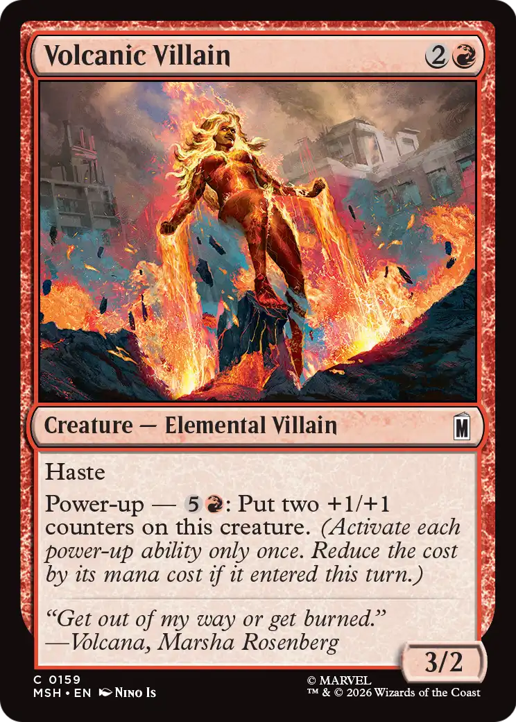 Volcanic Villain (159) - NM - front