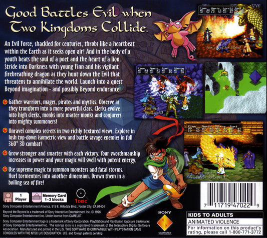 Beyond the Beyond - back