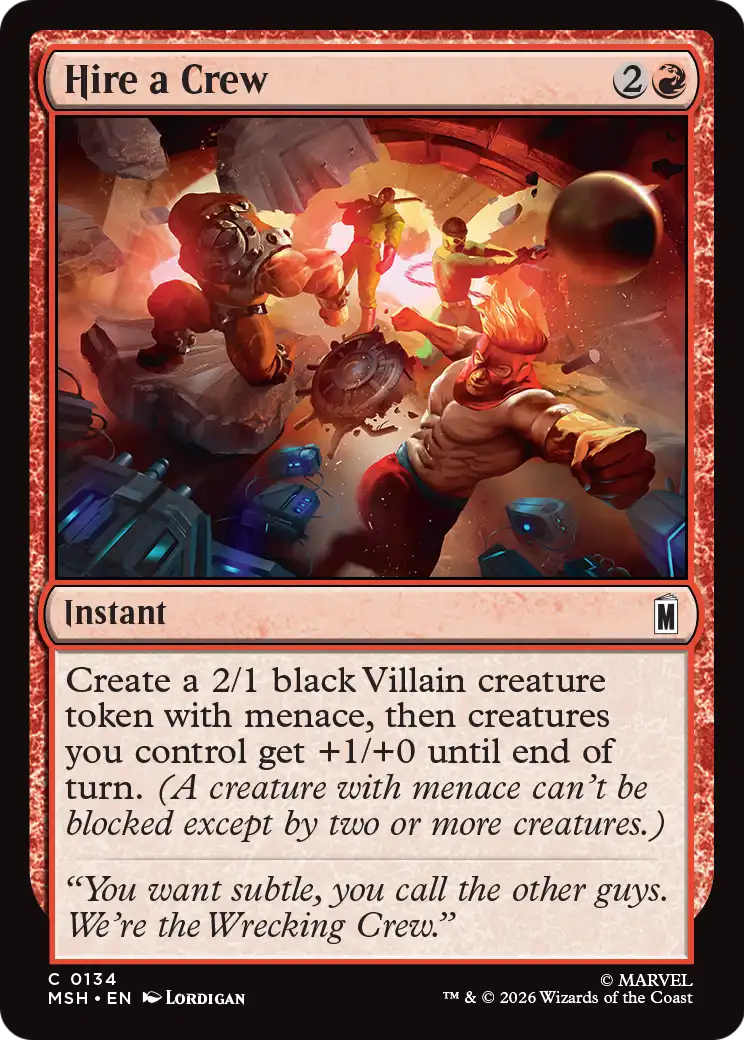 Hire a Crew (134) (Foil) - NM - front