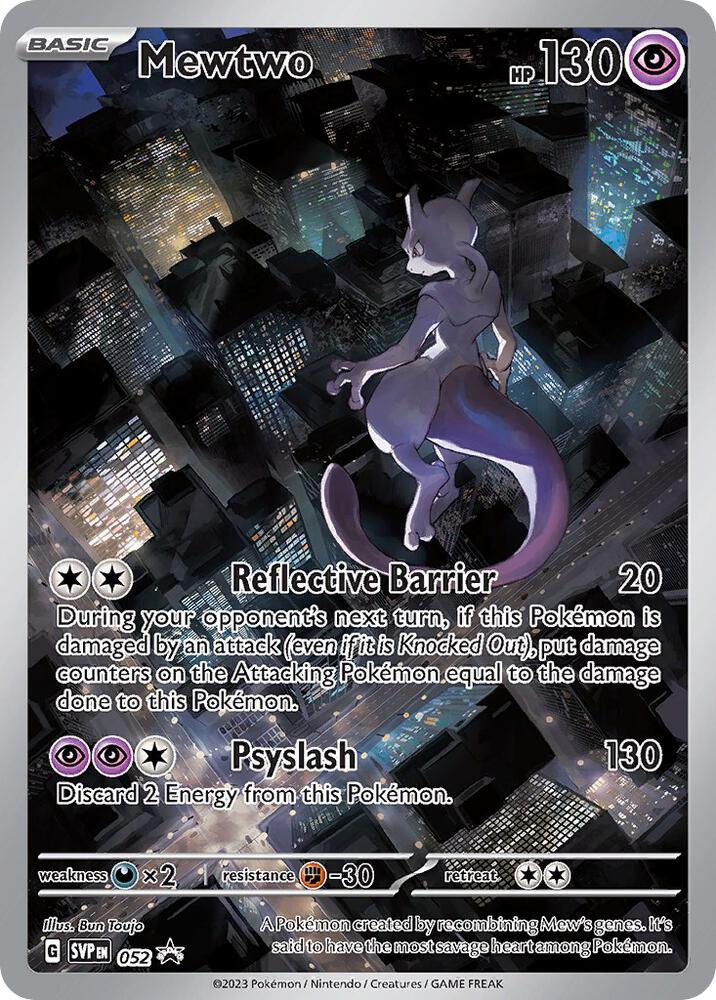 Mewtwo - 052 (Holofoil) - LP - front