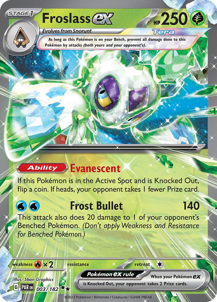 Froslass ex - 003/182 (Holofoil) - NM - front