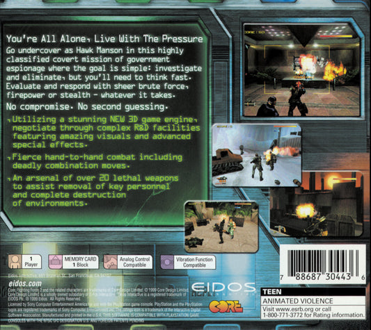 Fighting Force 2 - back