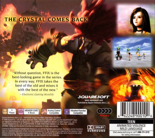 Final Fantasy IX - back