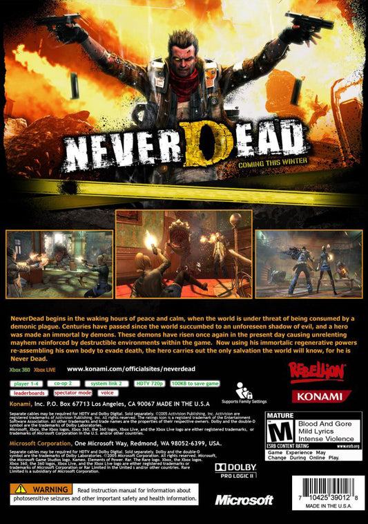 NeverDead - back