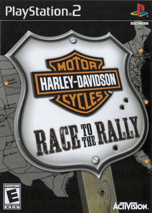 Harley Davidson Motorcycles Race to the Rally - front