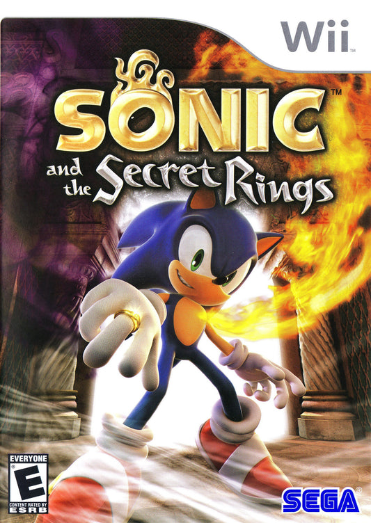 Sonic and the Secret Rings - front