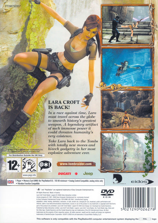 Tomb Raider Legend - back