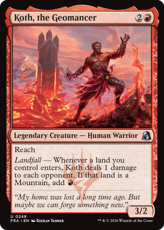 Koth, the Geomancer (248) - NM - front
