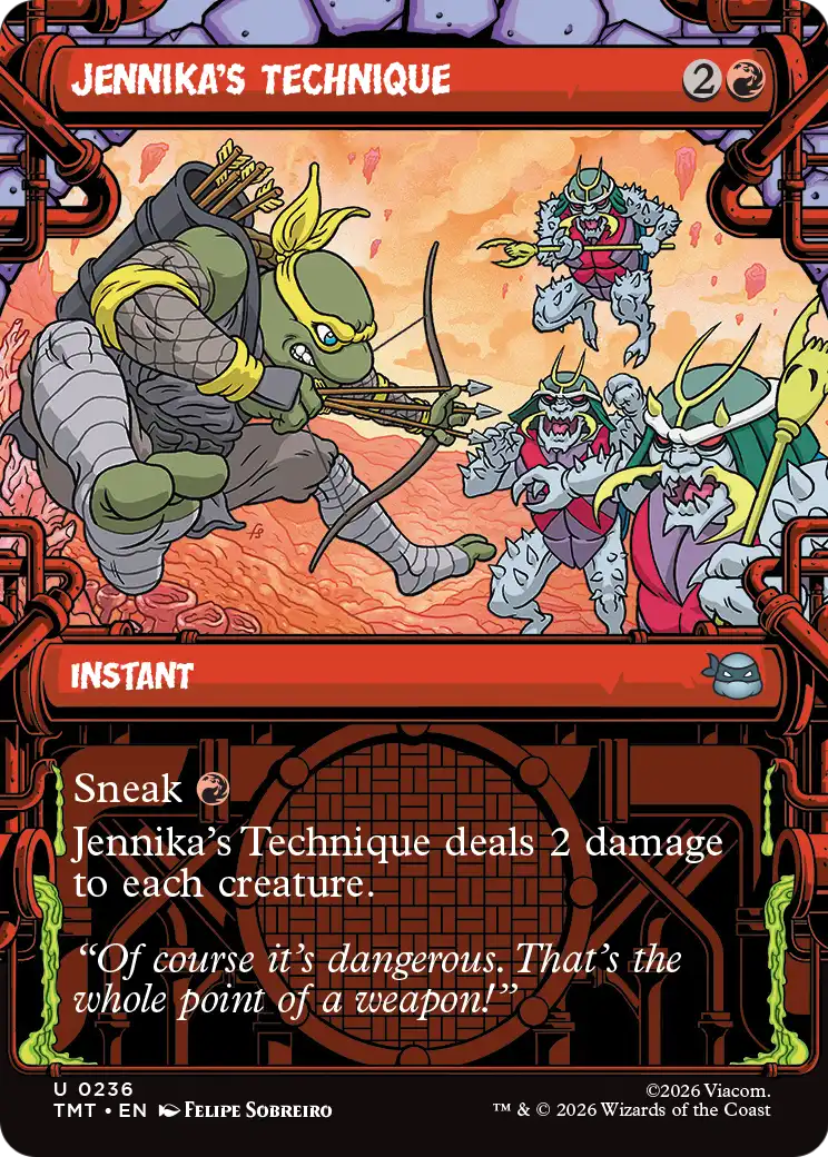 Jennika's Technique (236) - BORDERLESS (Foil) - NM - front