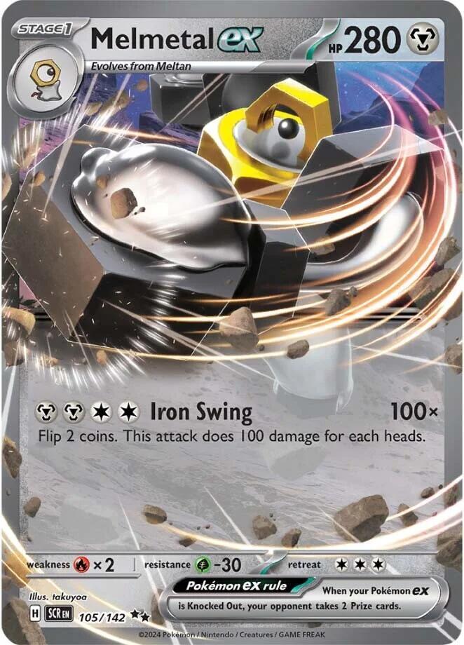 Melmetal ex - 105/142 (Holofoil) - NM - front