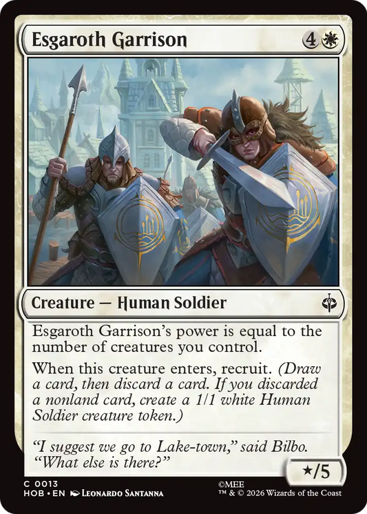 Esgaroth Garrison (13) (Foil) - NM - front