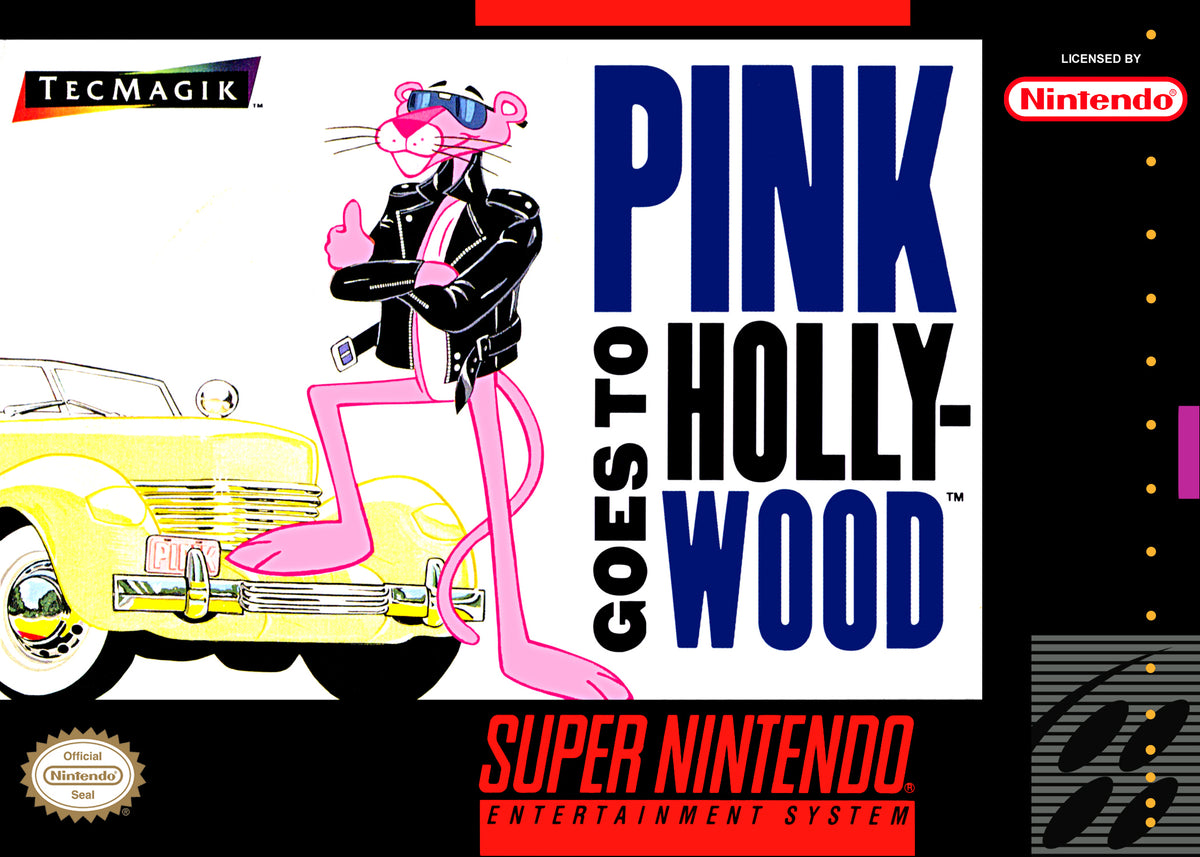 Pink Goes to Hollywood - front