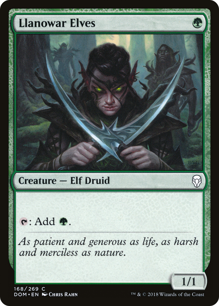 Llanowar Elves (168) - LP - front