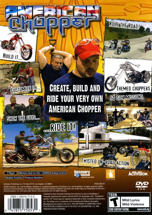 American Chopper - back