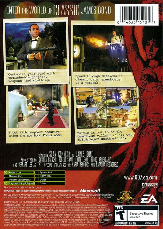 007 From Russia With Love - back