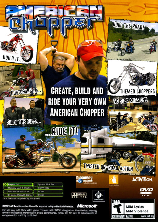 American Chopper - back