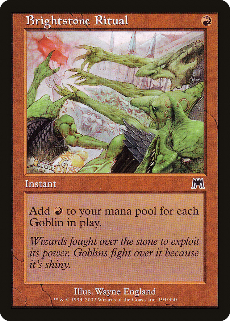 Brightstone Ritual (191) - NM - front