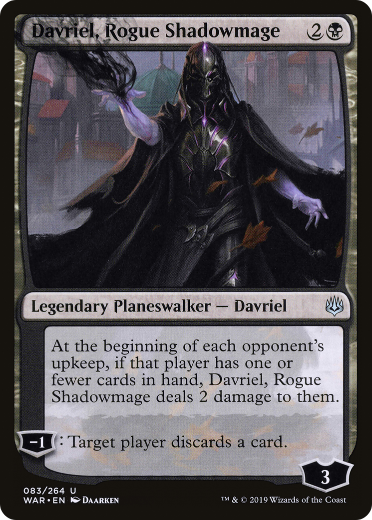 Davriel, Rogue Shadowmage (83) - LP - front