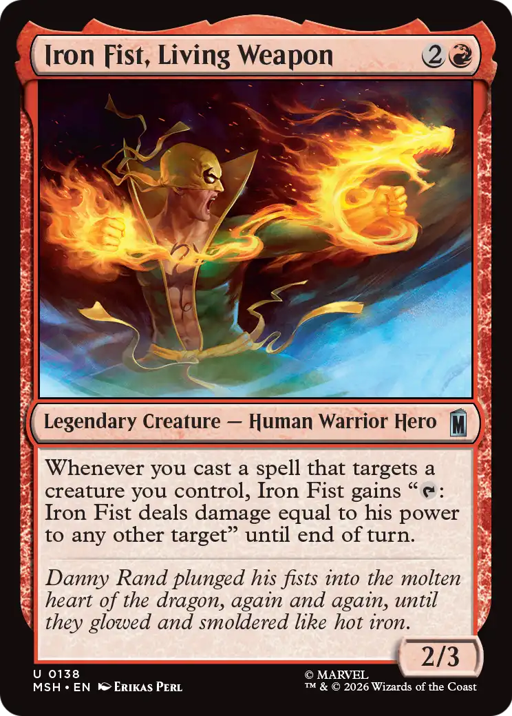 Iron Fist, Living Weapon (138) - NM - front