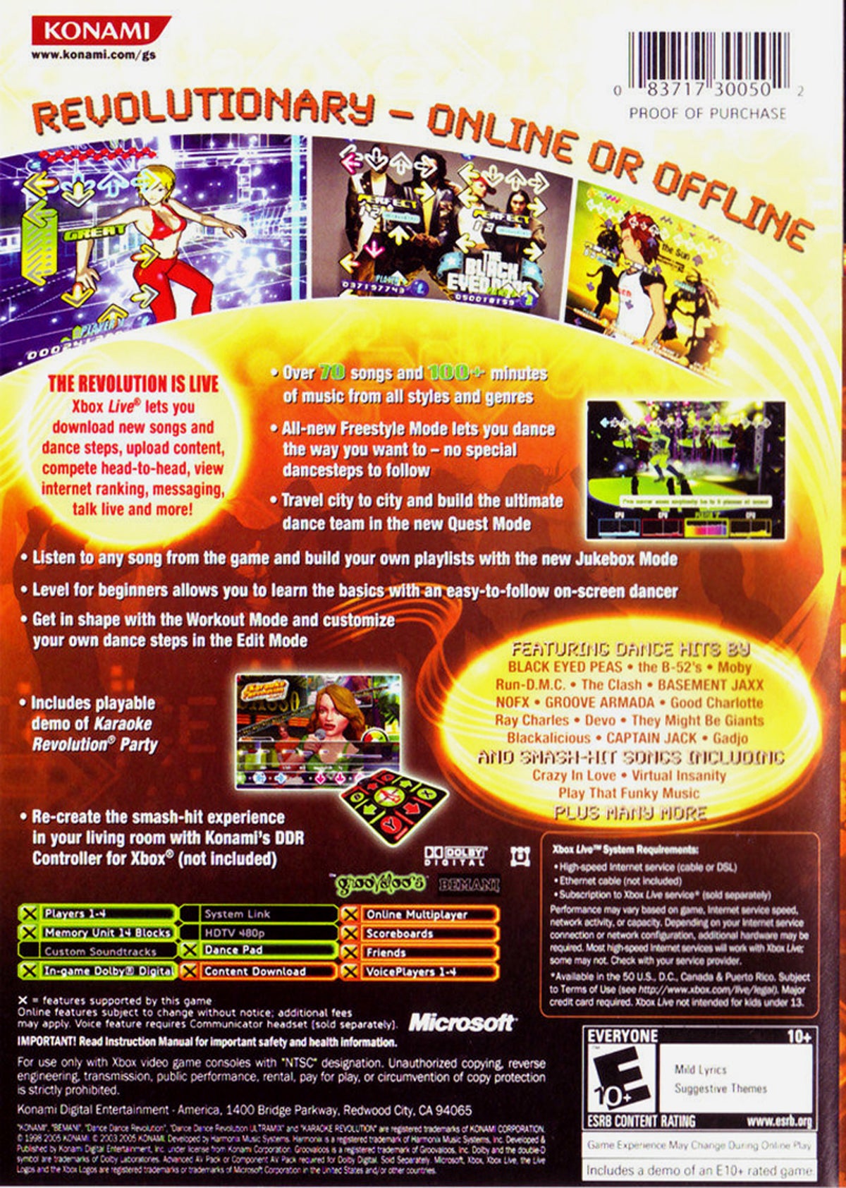 Dance Dance Revolution Ultramix 3 - back