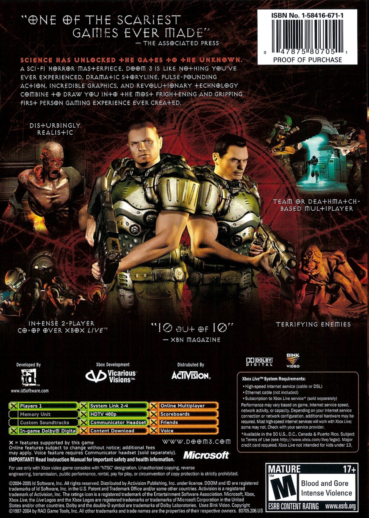 Doom 3 - back