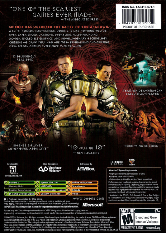 Doom 3 - back