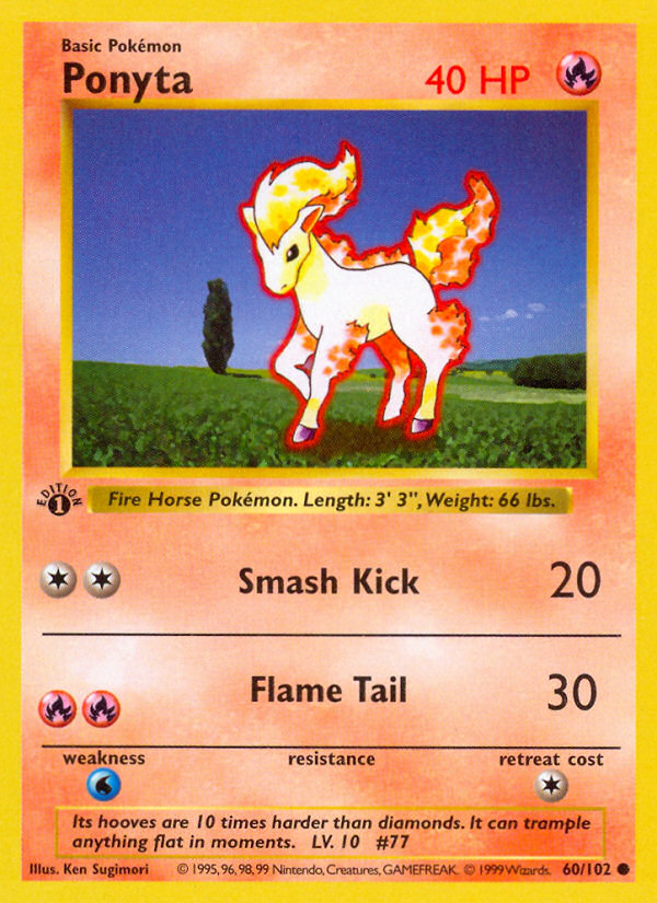 Ponyta - 060/102 - NM - front
