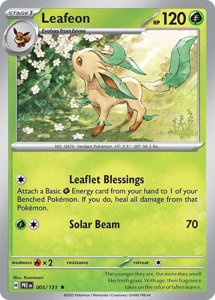 Leafeon - 005/131 - NM - front