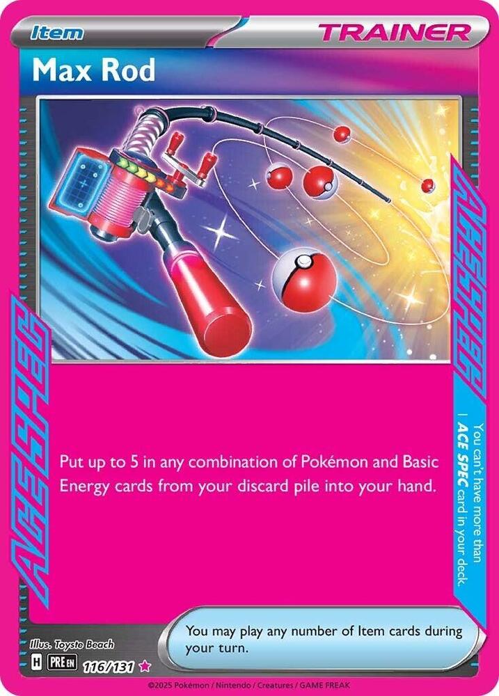 Max Rod - 116/131 (Holofoil) - NM - front