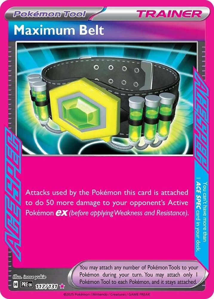 Maximum Belt - 117/131 (Holofoil) - NM - front