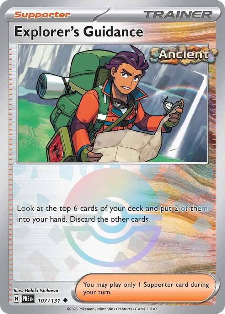 Explorer's Guidance (Poke Ball Pattern) - 107/131 (Holofoil) - NM - front