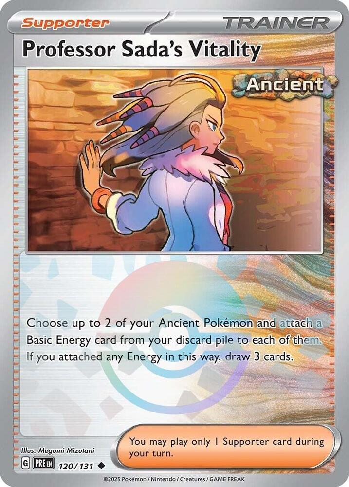 Professor Sada's Vitality (Poke Ball Pattern) - 120/131 (Holofoil) - NM - front