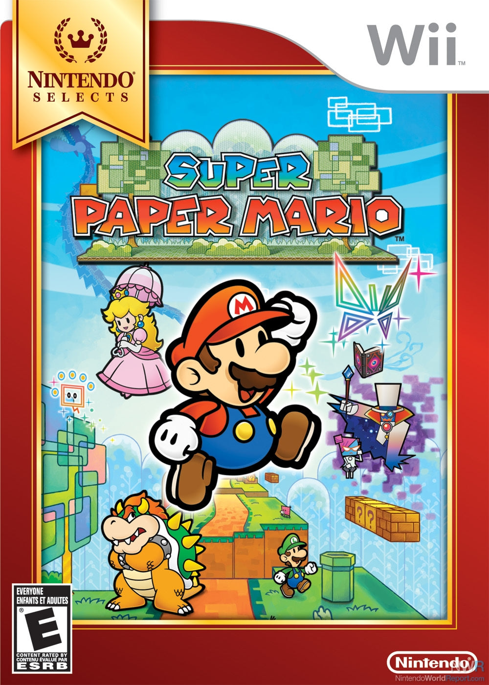 Super Paper Mario [Nintendo Selects] - front