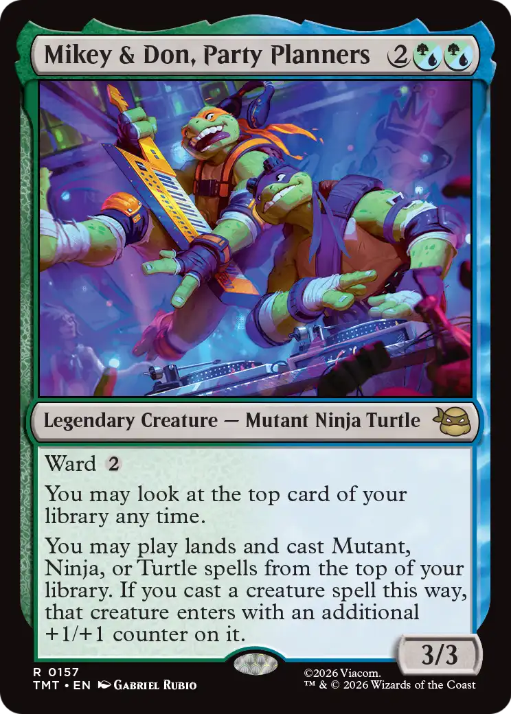 Mikey & Don, Party Planners (157) (Foil) - NM - front