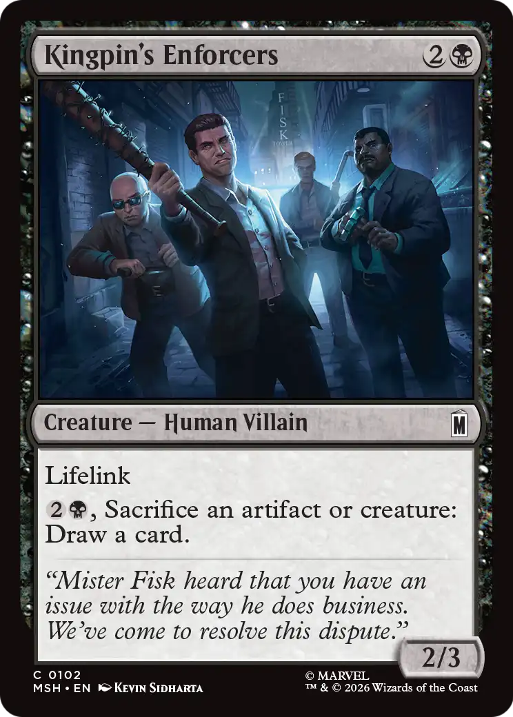 Kingpin's Enforcers (102) - NM - front