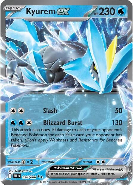 Kyurem ex - 028/086 (Holofoil) - NM - front