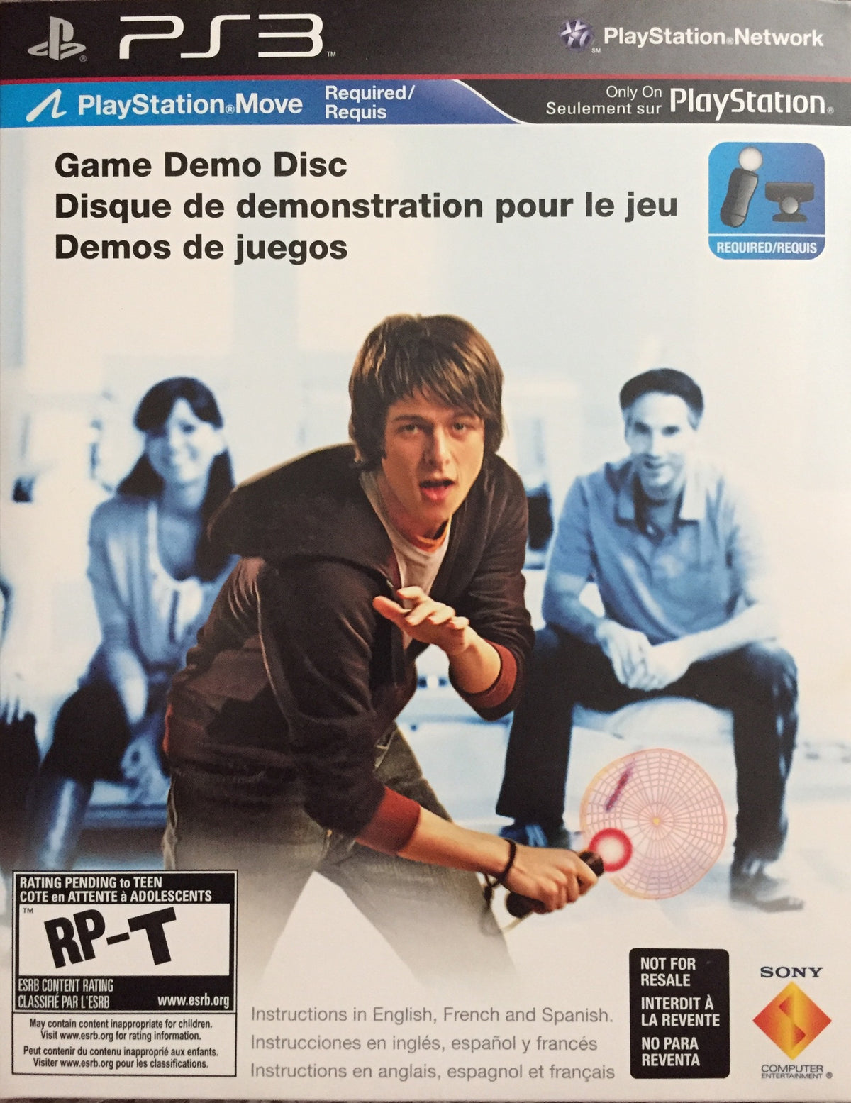 Playstation Move Game Demo Disc - front