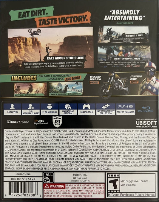 Trials Rising [Gold Edition] - back