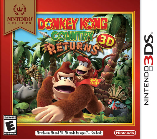 Donkey Kong Country Returns 3D [Nintendo Selects] - front