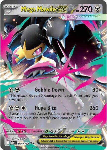 Mega Mawile ex - 094/132 (Holofoil) - NM - front