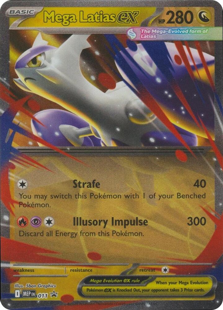Mega Latias ex - 011 (Holofoil) - NM - front