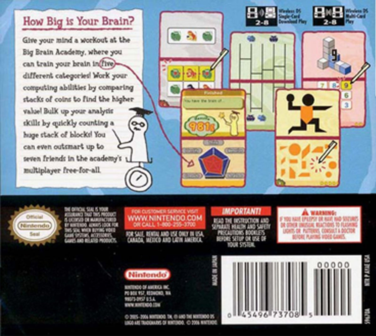 Big Brain Academy - back
