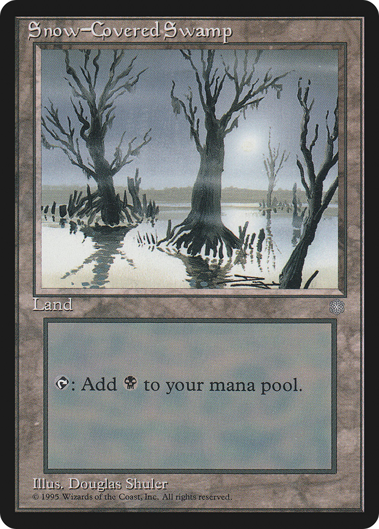 Snow-Covered Swamp (372) - MP - front