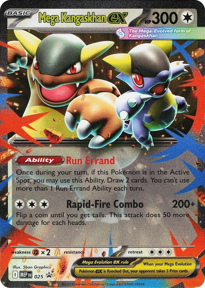 Mega Kangaskhan ex - 025 (Holofoil) - NM - front